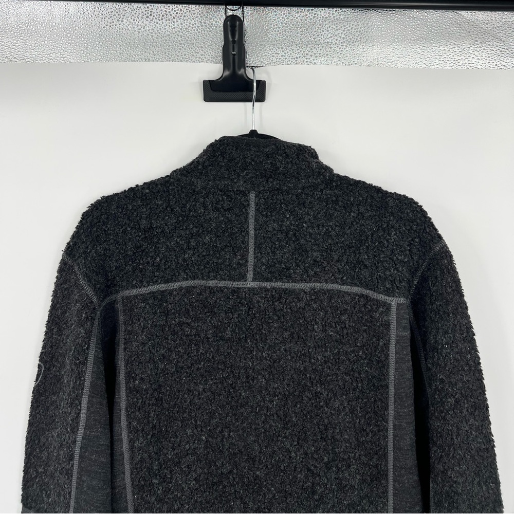 🆕 NWT KÜHL Naturafleece FZ Fleece Jacket Wool Blend Zip Closure Pockets Sz Large - Picture 9 of 14